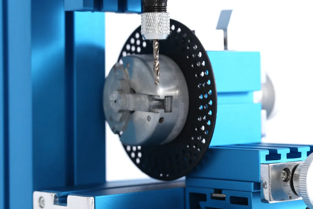 Mini perceuse d'établi électrique avec indexation tout métal 220V - 10
