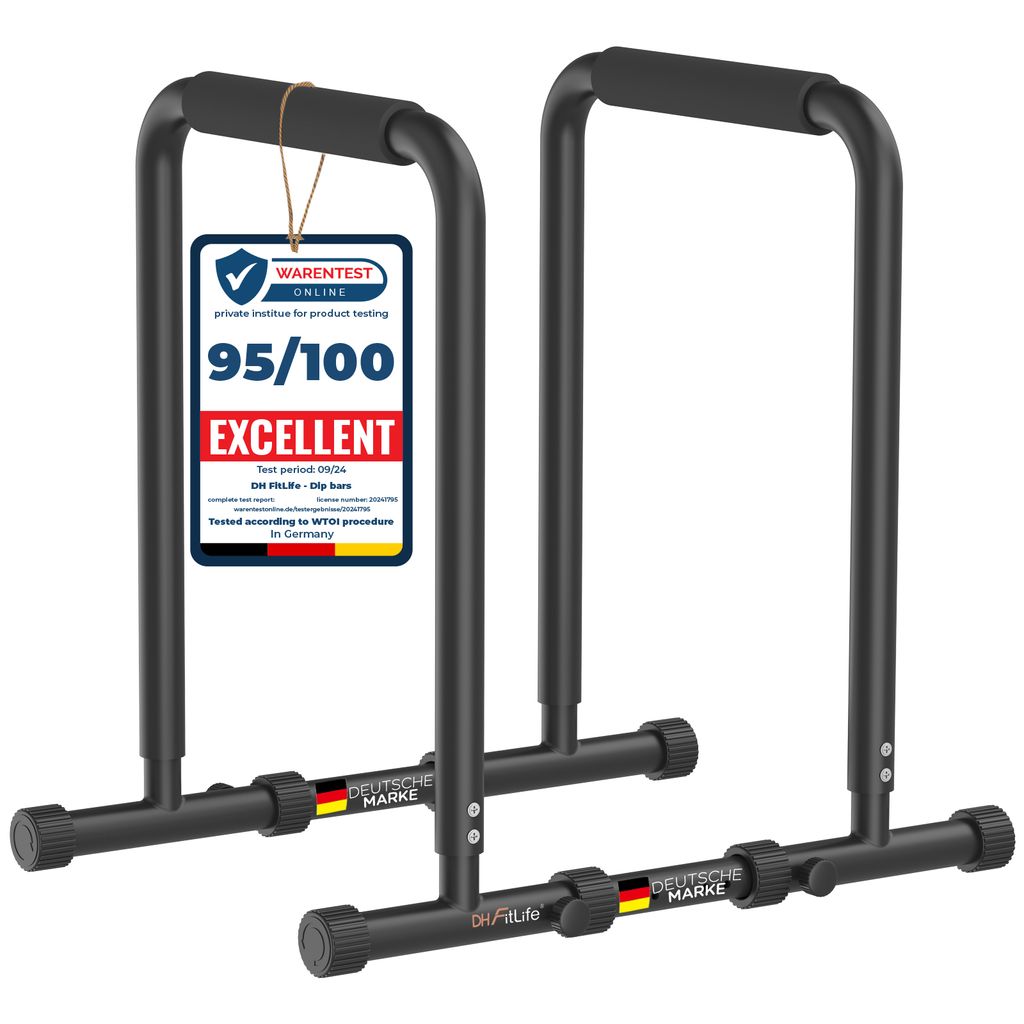 DH FitLife Dip Barren Bars | Stacja do ćwiczeń w domu | Zdjęcie produktu 