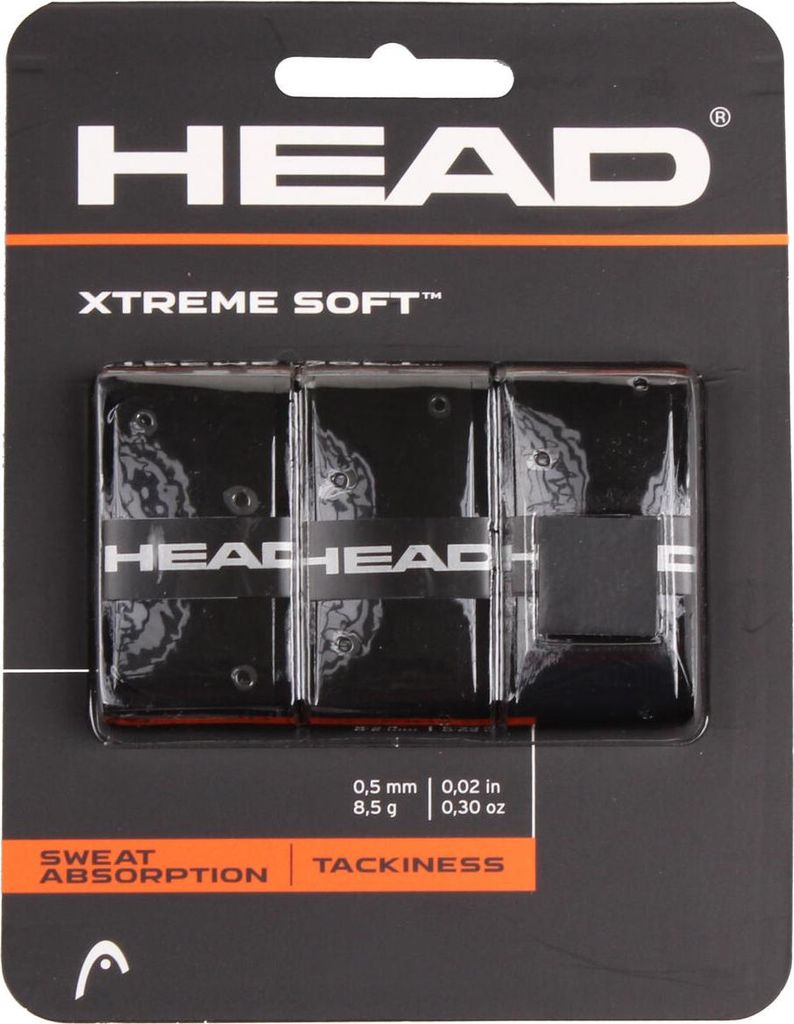 HEAD Overgrip Xtreme Soft Schwarz 3er Pack Produktbild 