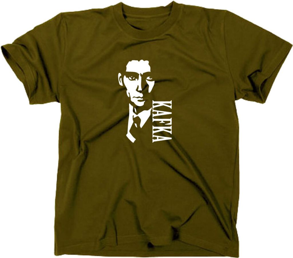 Styletex23 T-Shirt Franz Kafka, Oliv, M