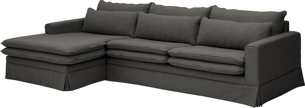 ECKSOFA mit Husse - Longchair, Webstoff