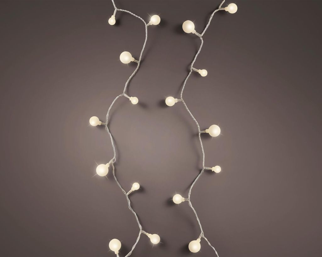 Kaemingk LED Lichtervorhang Lights Twinkle schwarz/warmes Produktbild 