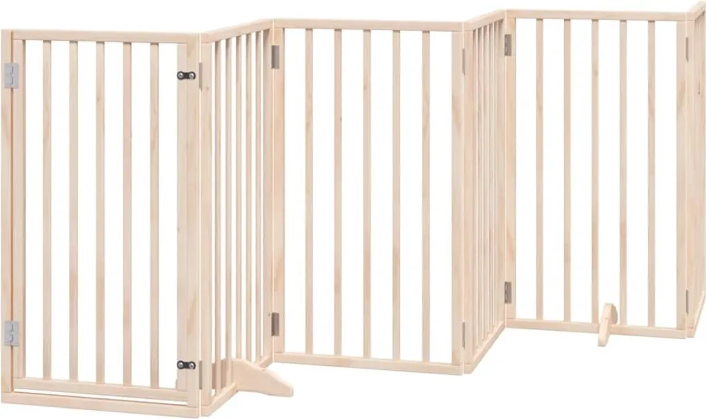 Recinto vidaXL per Cuccioli 6 Pannelli - Barriera Legno senza Fori