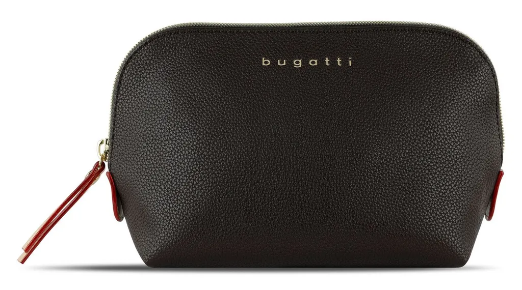 Grande Trousse de Toilette bugatti Ella en Marron avec Finition de Qualité