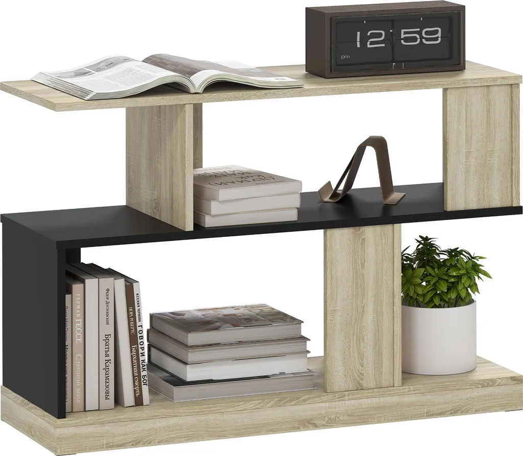 Table d'appoint en S : Rangez tout avec ce bout de canapé malin Noir