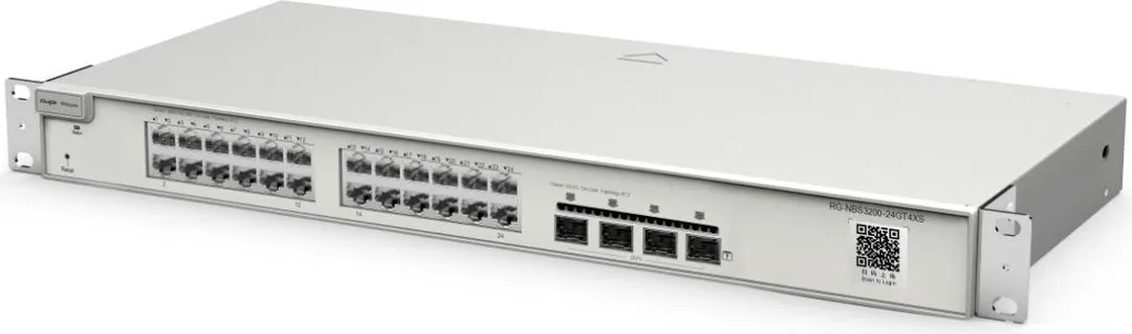 Switch Ethernet 24 ports RJ45 et 4 liaisons montantes SFP+ 10G Reyee