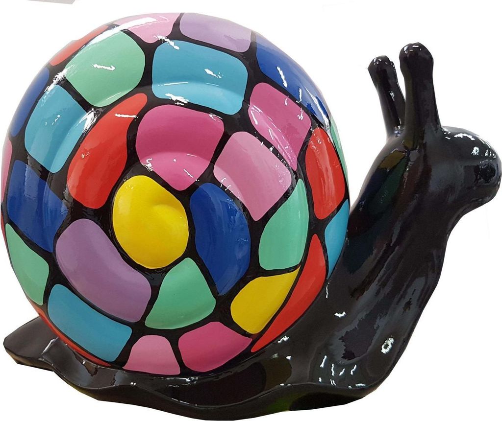 Deko Schnecke Figur Statue Skulptur 34cm Figuren Statuen Skulpturen Neu (A706A)