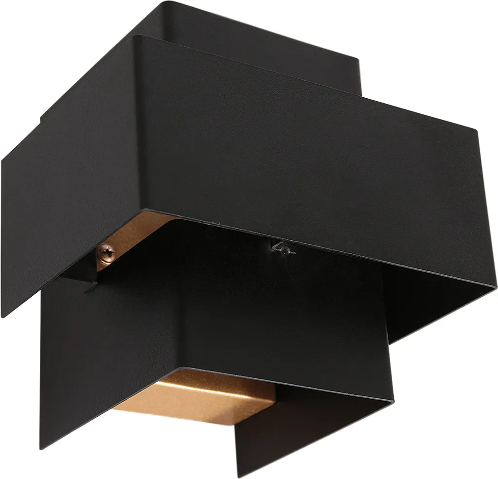 Steinhauer Muro 3367ZW: Lampada da Parete Design Nero Metallo G9