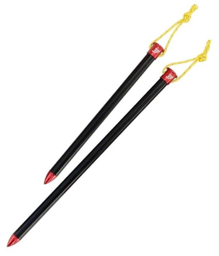 Zeltheringe Camping - Aluminium Heringe für Zelt und Tarp - Leicht - Stabil - Bodenanker Outdoor - 20 cm - Set mit 6 Stück und Aufbewahrungsbeutel
