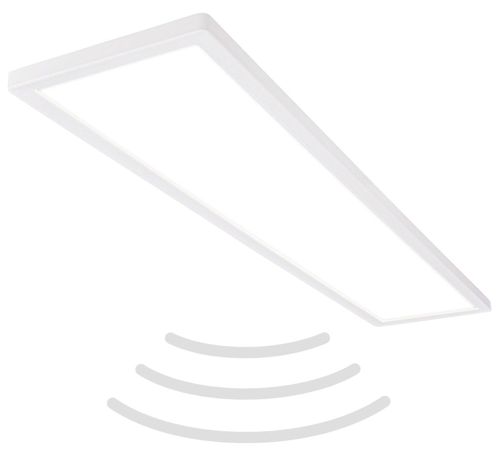 Briloner LED plafondlamp Move, 36W, 98x20x3 cm, wit, met Productafbeelding 