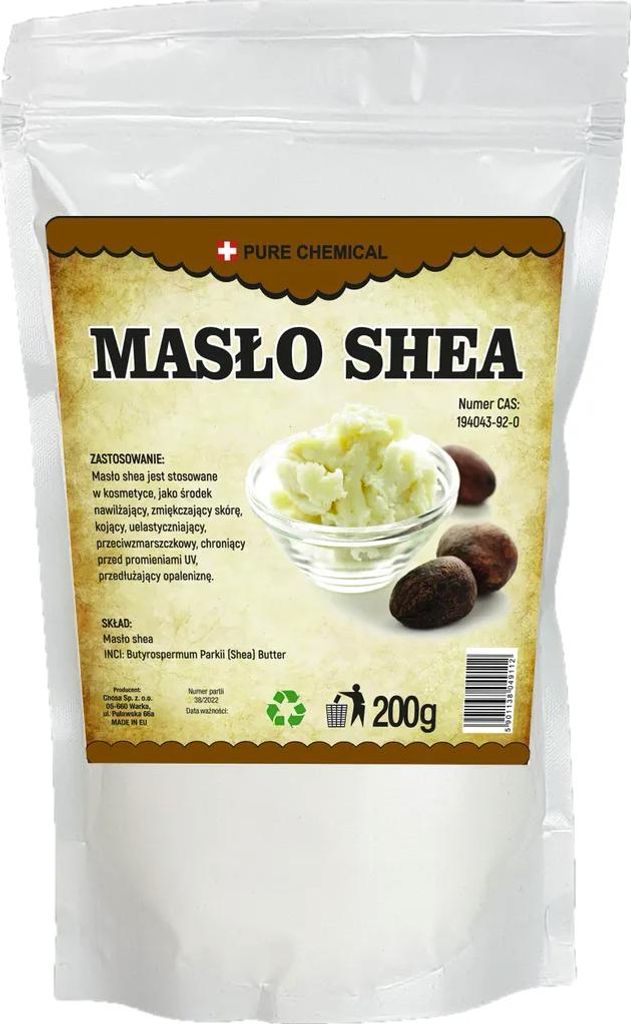 Beurre de karité non raffiné 200 g – 100 % naturel, pur et Image du produit 