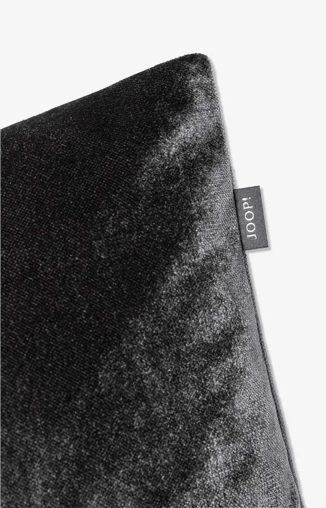 Housse de Coussin Déco JOOP! Scene 38x58cm Anthracite pour Salon et Lit