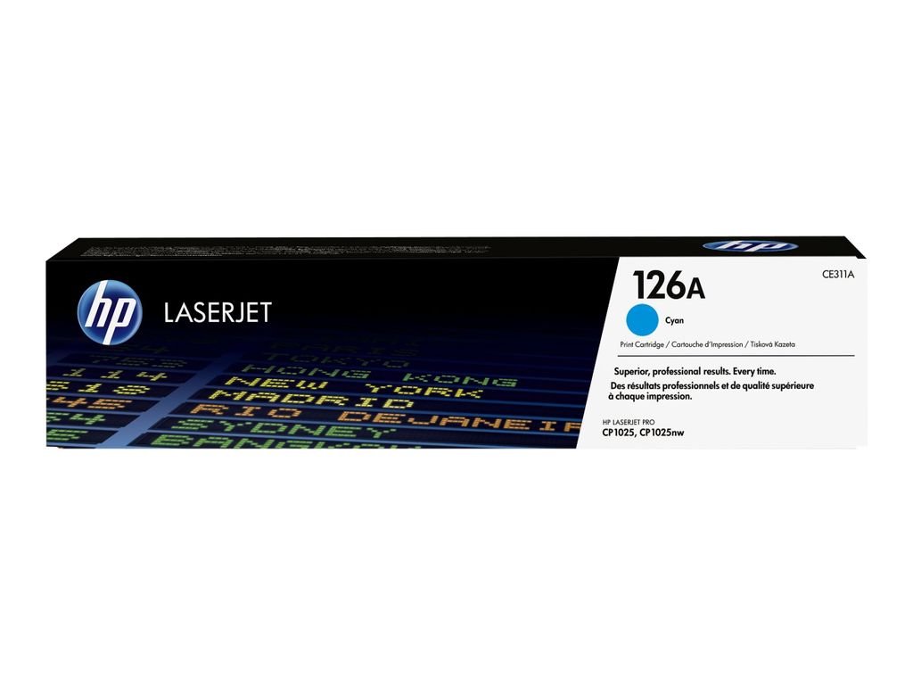 HP 126A oryginalny wkład z błękitnym tonerem LaserJet, 1000 Zdjęcie produktu 