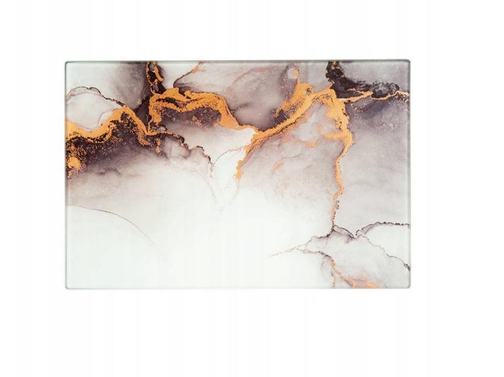 Universal Glasschneidebrett 30x20cm – Gehärtetes Glas – Hygienisch & Geruchsneutral – Hitzebeständige Servierplatte mit Rutschfesten Noppen