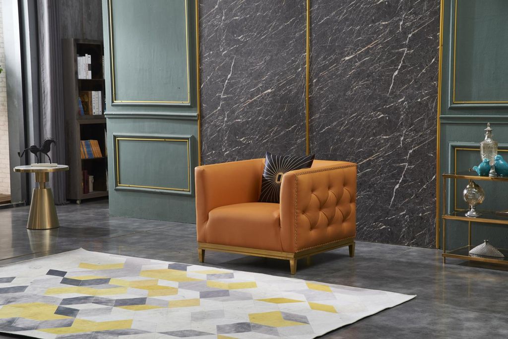 Sessel Design Couch Sofa Sitzer Leder Lounge Club Polster Luxus Ohren Sitz Relax