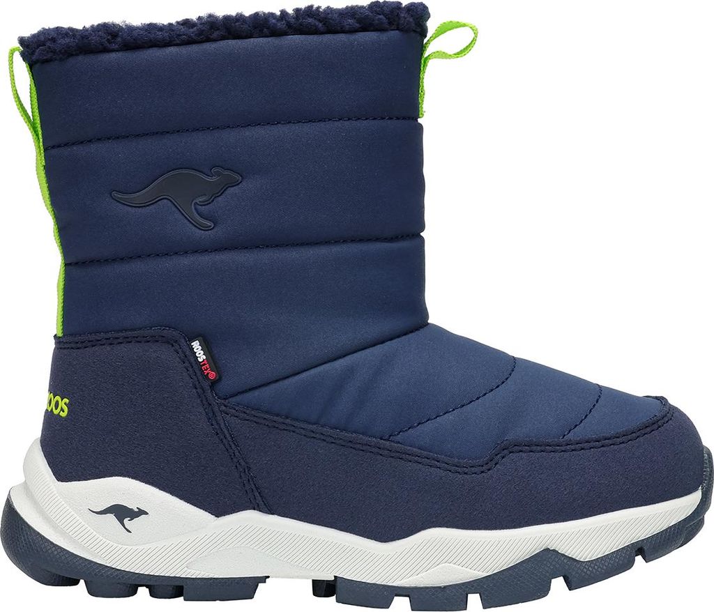 KangaROOS Kinder K-FR Floki RTX Winterstiefel 10326 000 4054 Navy/ Lime, Schuhgröße:33 EU