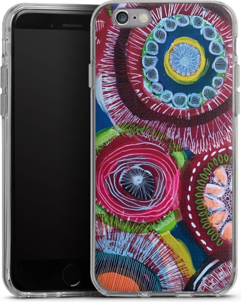 DeinDesign Handyhülle für Apple iPhone 6s Silikon Hülle Case Smartphone Schutzhülle Farbe Malerei bunt