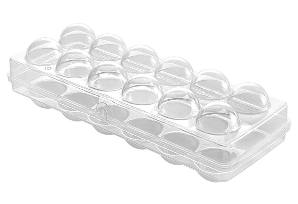 metaltex Eierbox Frigo-System für 12 Eier transparent
