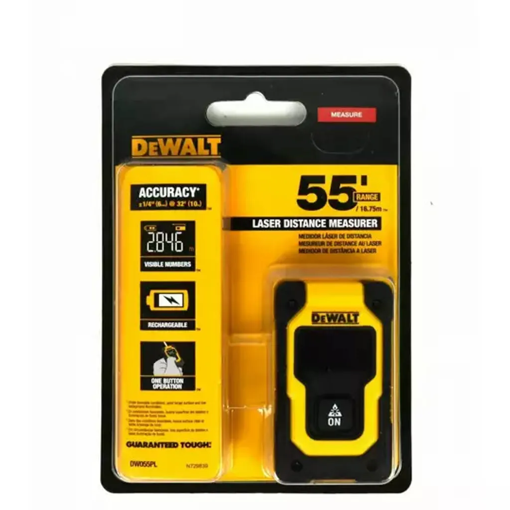 Mètre Laser Numérique 16M Dewalt - Outil de Mesure de Poche Idéal