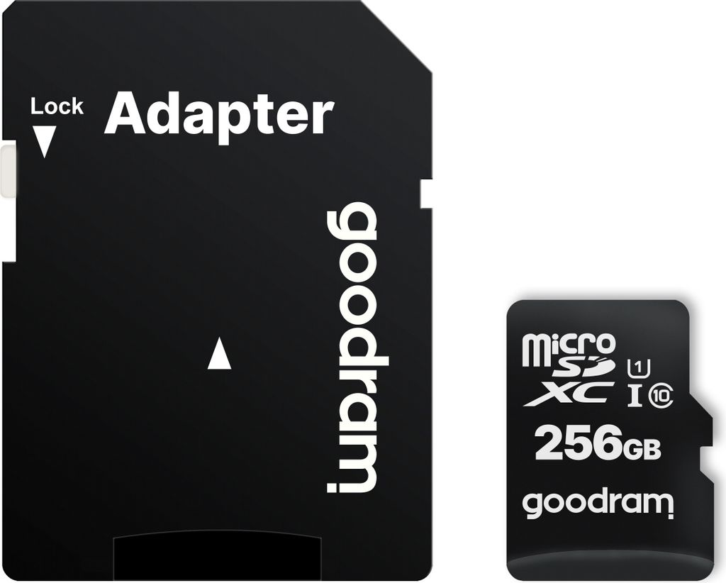 Goodram M1AA 256 GB MicroSDXC UHS-I Class 10 Zdjęcie produktu 