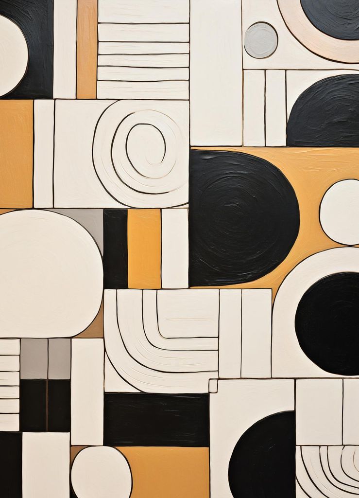 Plakat 20,5x28,4cm Collage der Kontraste