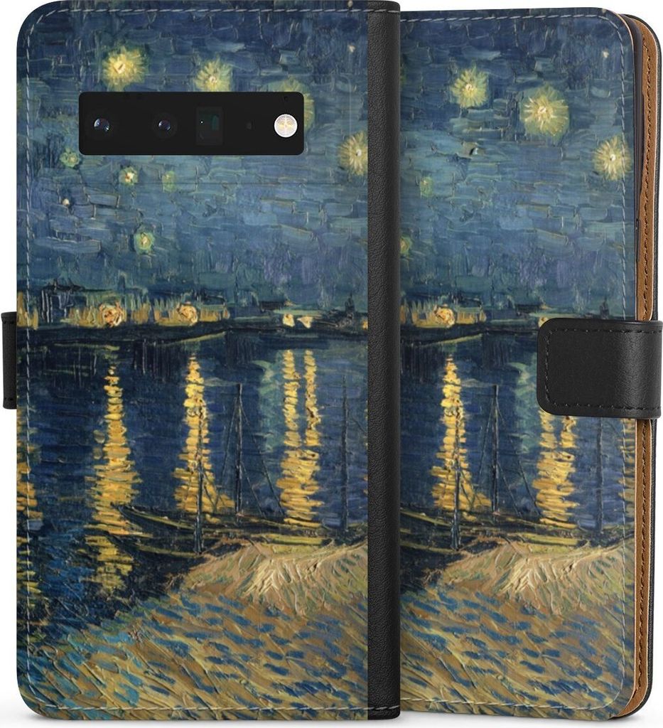 DeinDesign Klapphülle für Google Pixel 6 Pro Handytasche Lederhülle Tasche Kunst Malerei