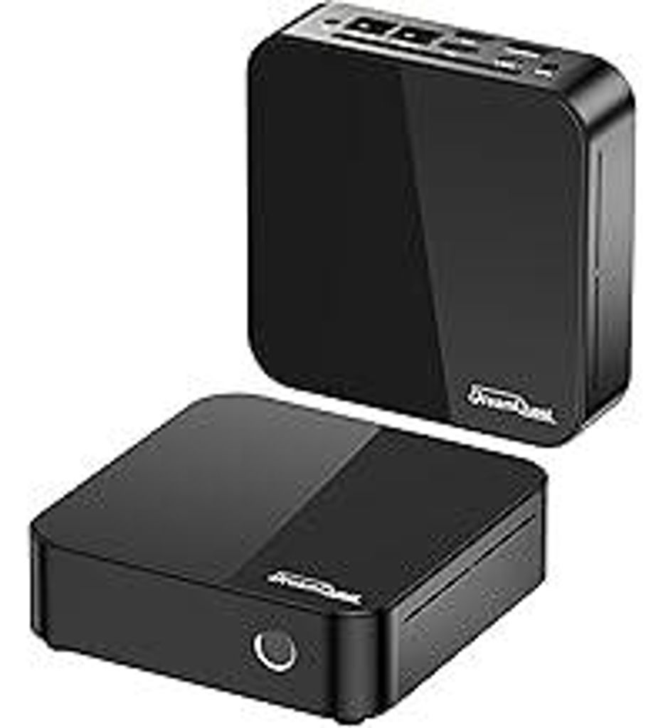 DreamQuest Mini PC Windows 11 Pro N95 der 12.Generation (bis zu 3,4 GHz) 16GB RAM+512GB SSD,Micro Desktop Computer voll funktionsfähiger Type C/HD...