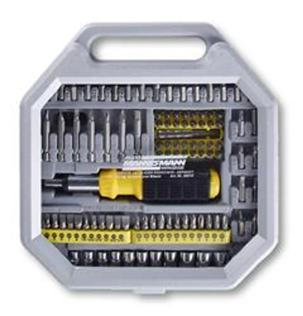 Brüder Mannesmann Jeu de vis et d'embouts 101 pcs - Coffret complet M29711