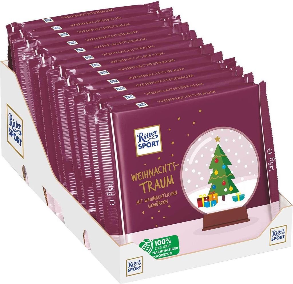 Ritter Sport - Weihnachtstraum - 145g Produktbild 