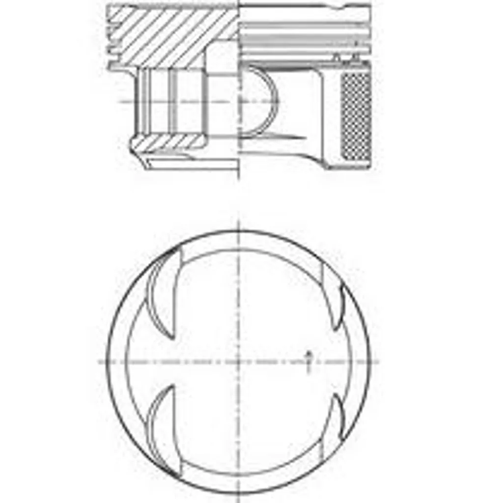 Piston haute pression 2710304817 pour moteur M271 Mercedes Classe C