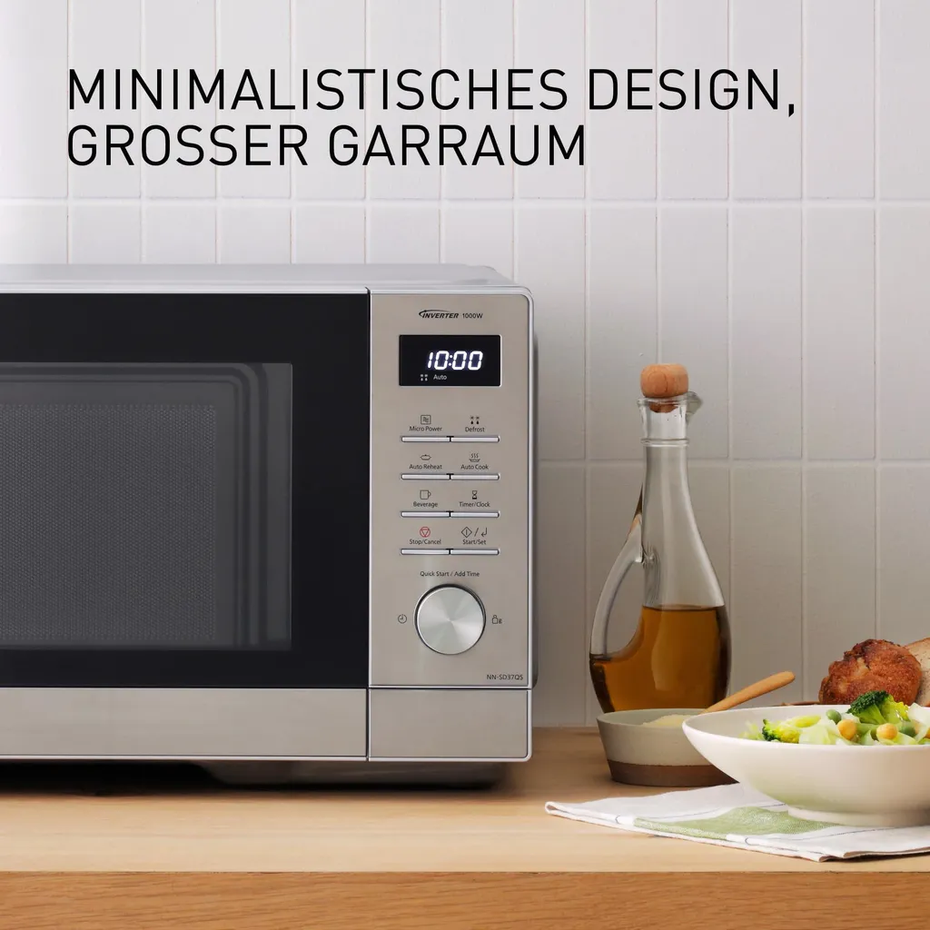 Micro-ondes compact Panasonic pour réchauffer et cuisiner vite - 6