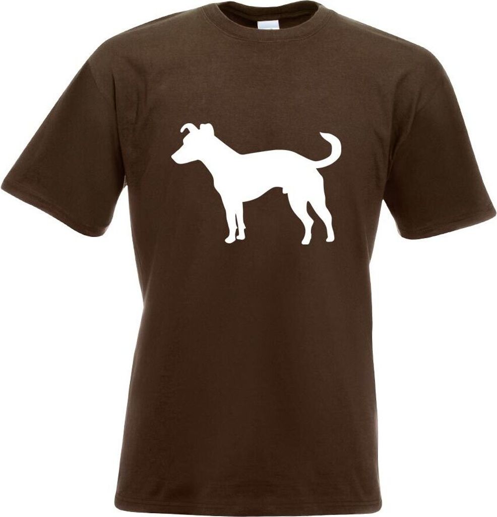 Kiwistar - T-Shirt - Chocolate - Jack Russell Hund Terrier Motiv Bedruckt Funshirt Design Print - mit Motiv Bedruckt - Funshirt Design - Sport - Fr...