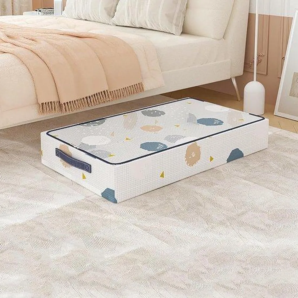 Housse de Rangement sous le Lit en PVC avec Grande Capacité Format XL