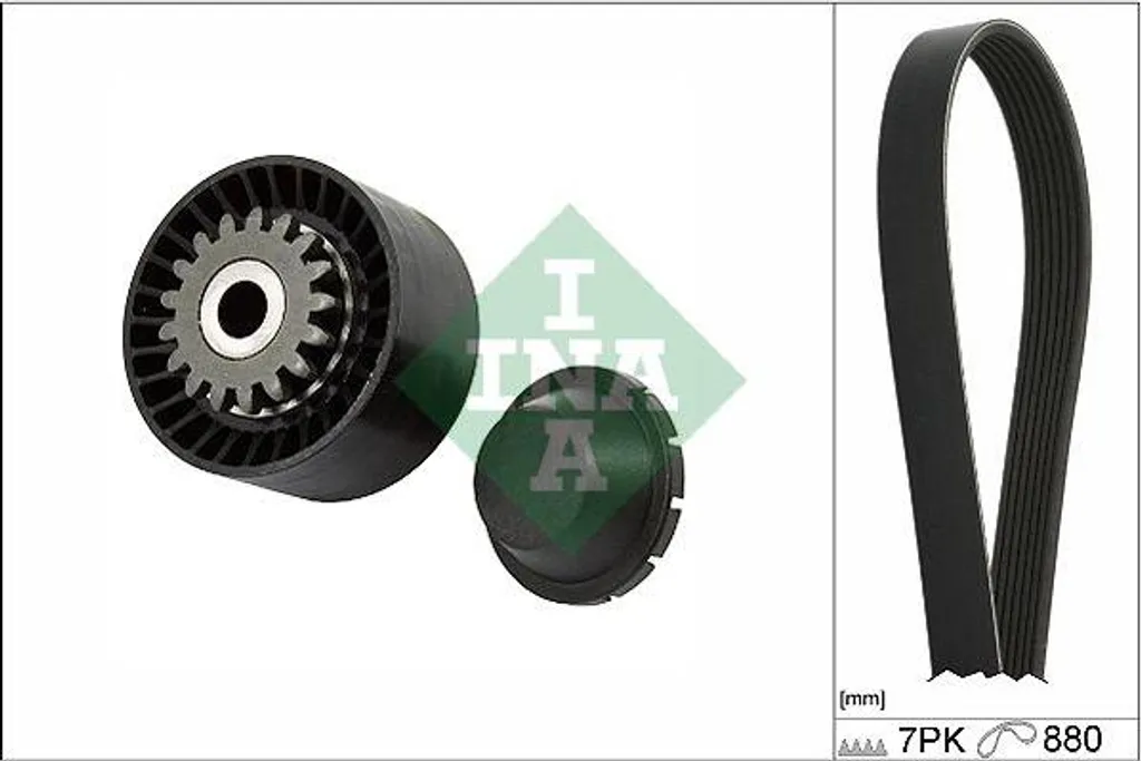 Kit Courroie INA 529 0318 10 : Éliminez les Sifflements Moteur OE 7701478932 Clio