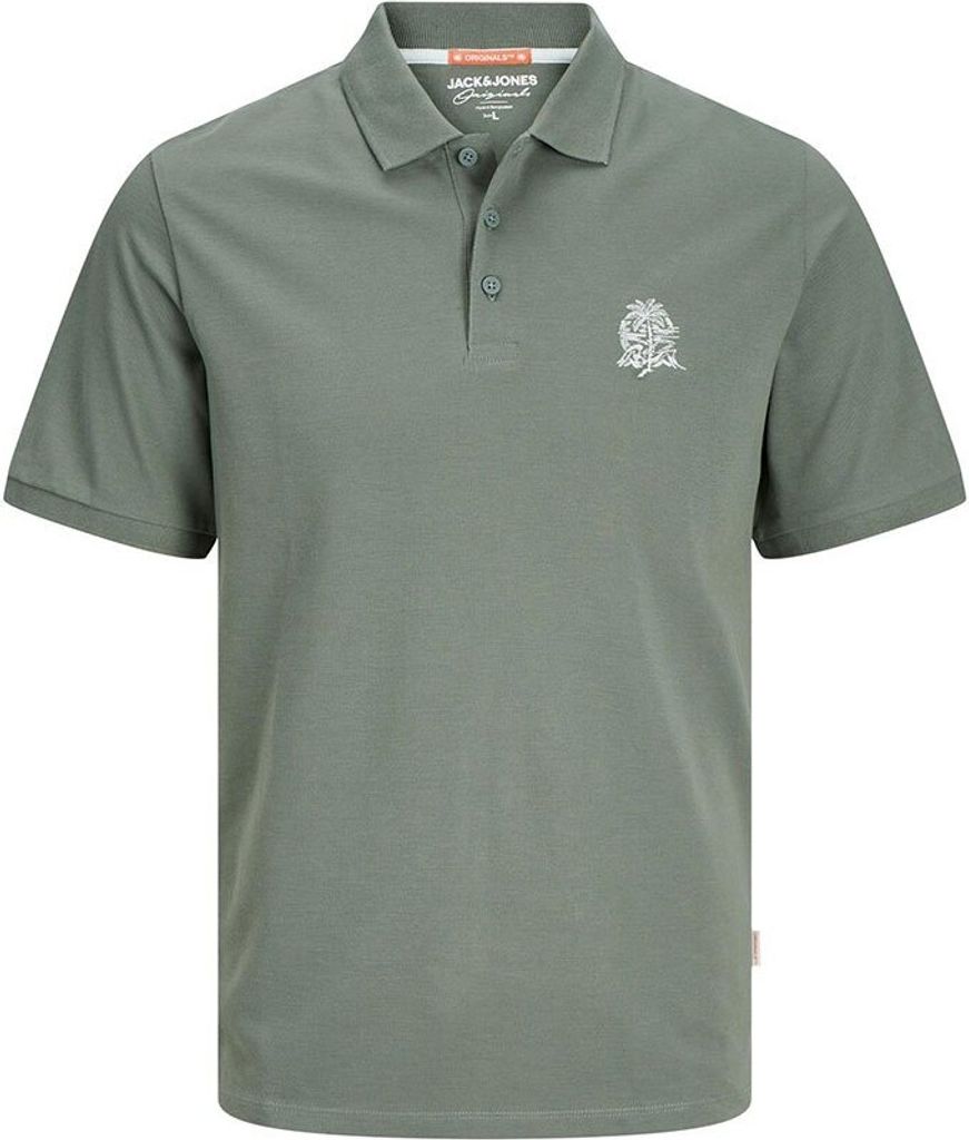 Jack & Jones Palm Dut Kurzarm-poloshirt Grün 2XL Mann Grün 2XL