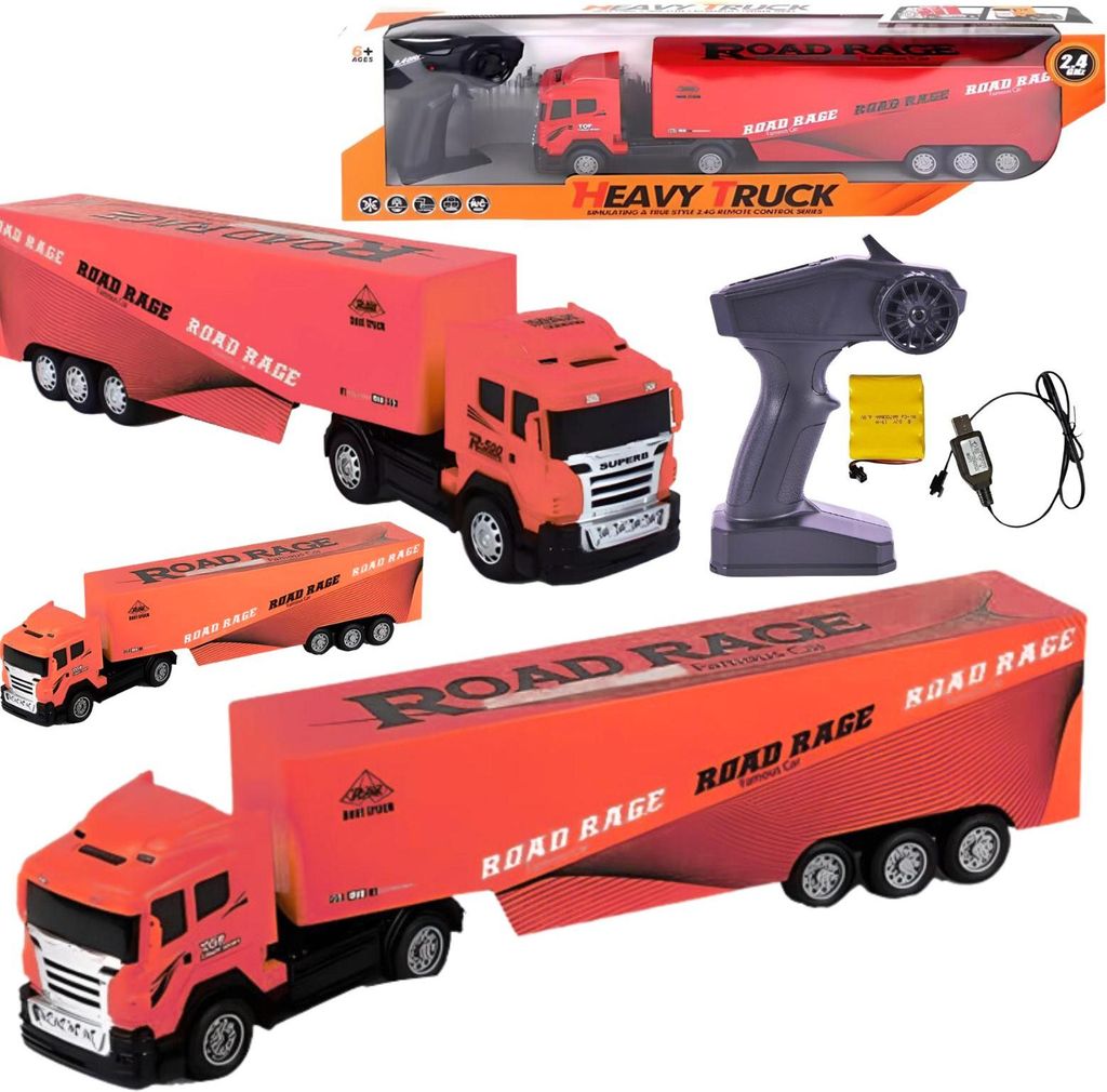 RC Truck diaľkovo ovládaný odnímateľný náves batérie Obrázok produktu 