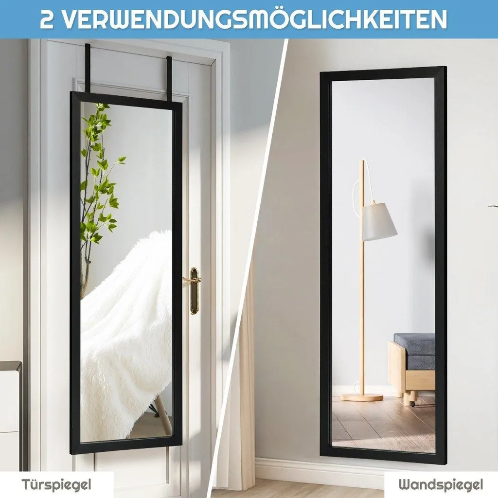 Miroir pour chambre et dressing 120x37 cm - Solution gain de place idéale