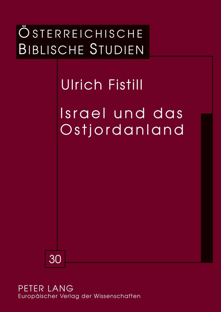 Israel und das Ostjordanland