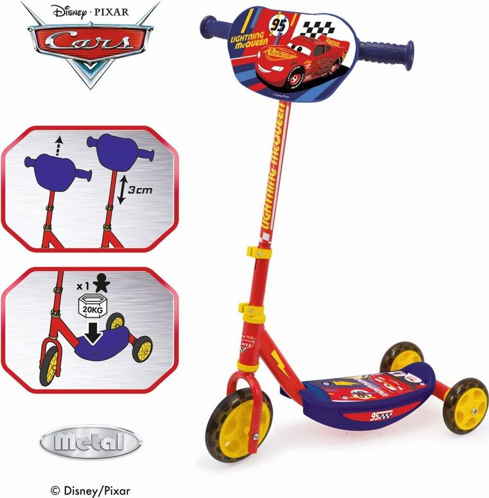 Smoby Cars Roller, 3 Räder
