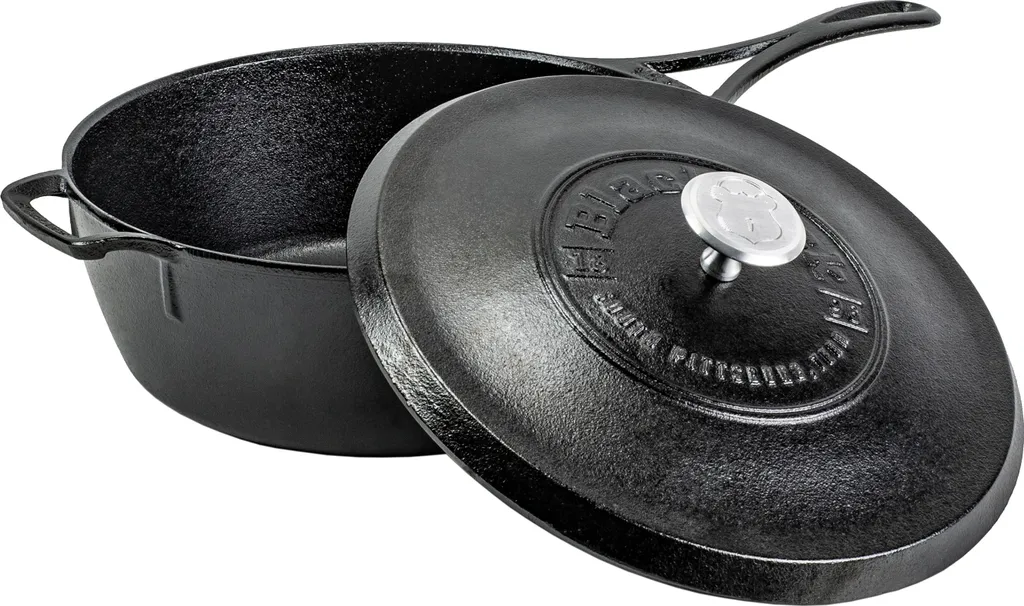 Marmite Tegame Blacklock 3,78L en Fonte Légère Lodge pour Plats Mijotés