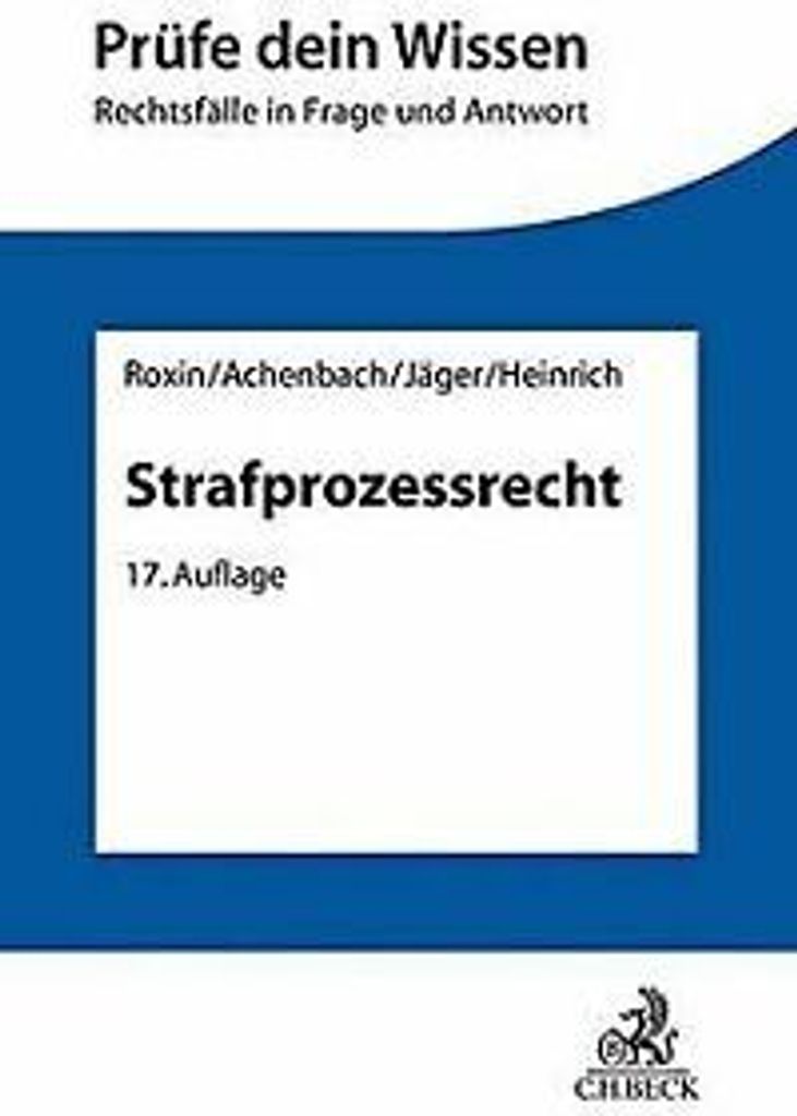 Strafprozessrecht