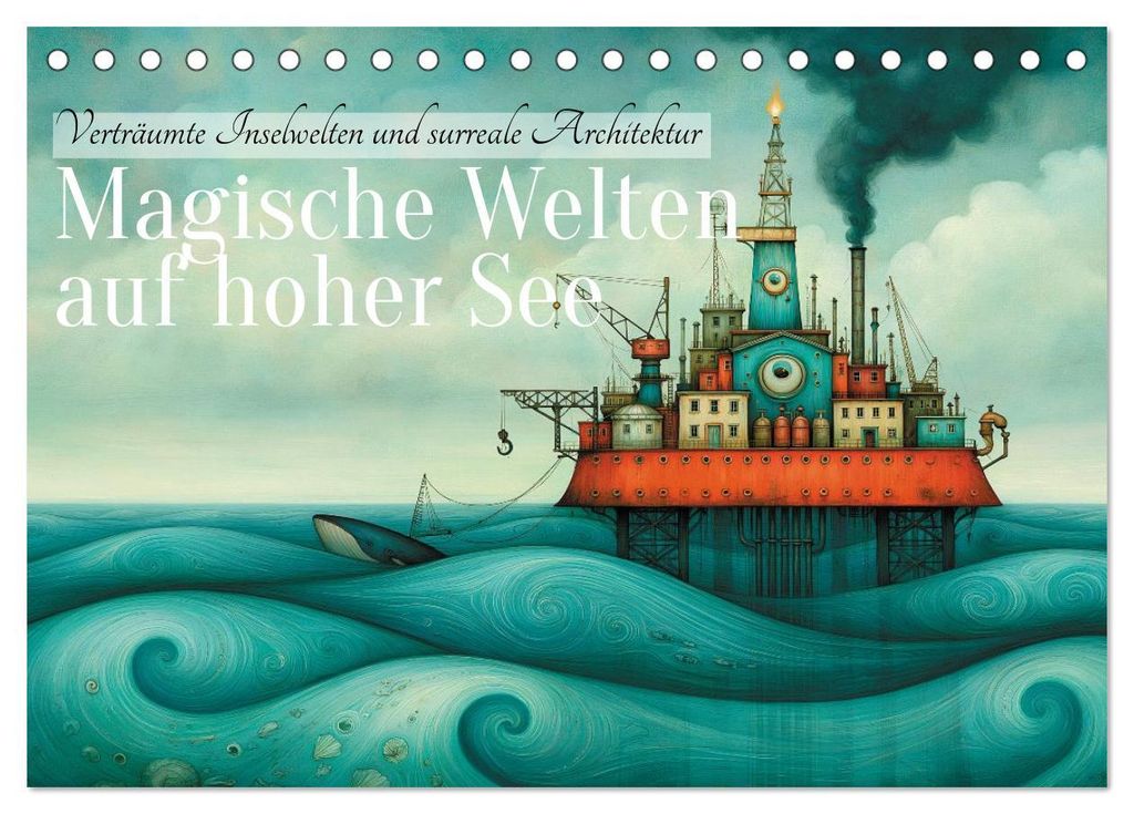 Magische Welten auf hoher See (Tischkalender 2027 DIN A5 quer), CALVENDO Monatskalender