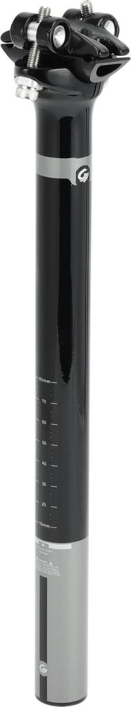 Fahrradsattelstš¹tzen Langlebige Fahrradsattelstš¹tze Sattelrohr Glanz Schwarz Grau 1 Stš¹ck 25,4x300mm Carbonfaser