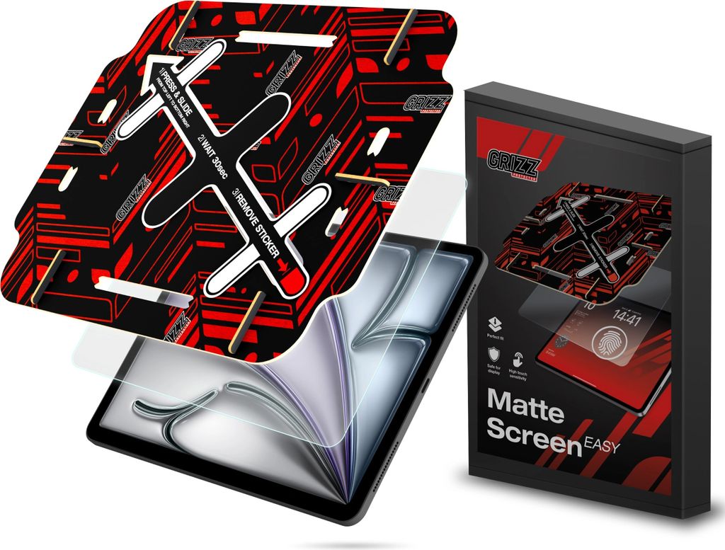 Matte Folie GrizzGlass MatteScreen Easy für Apple iPad Air 6th 11"