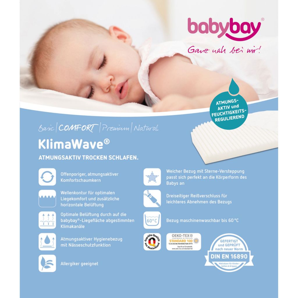 babybay Matratze KlimaWave® für Maxi und Boxspring Produktbild 10