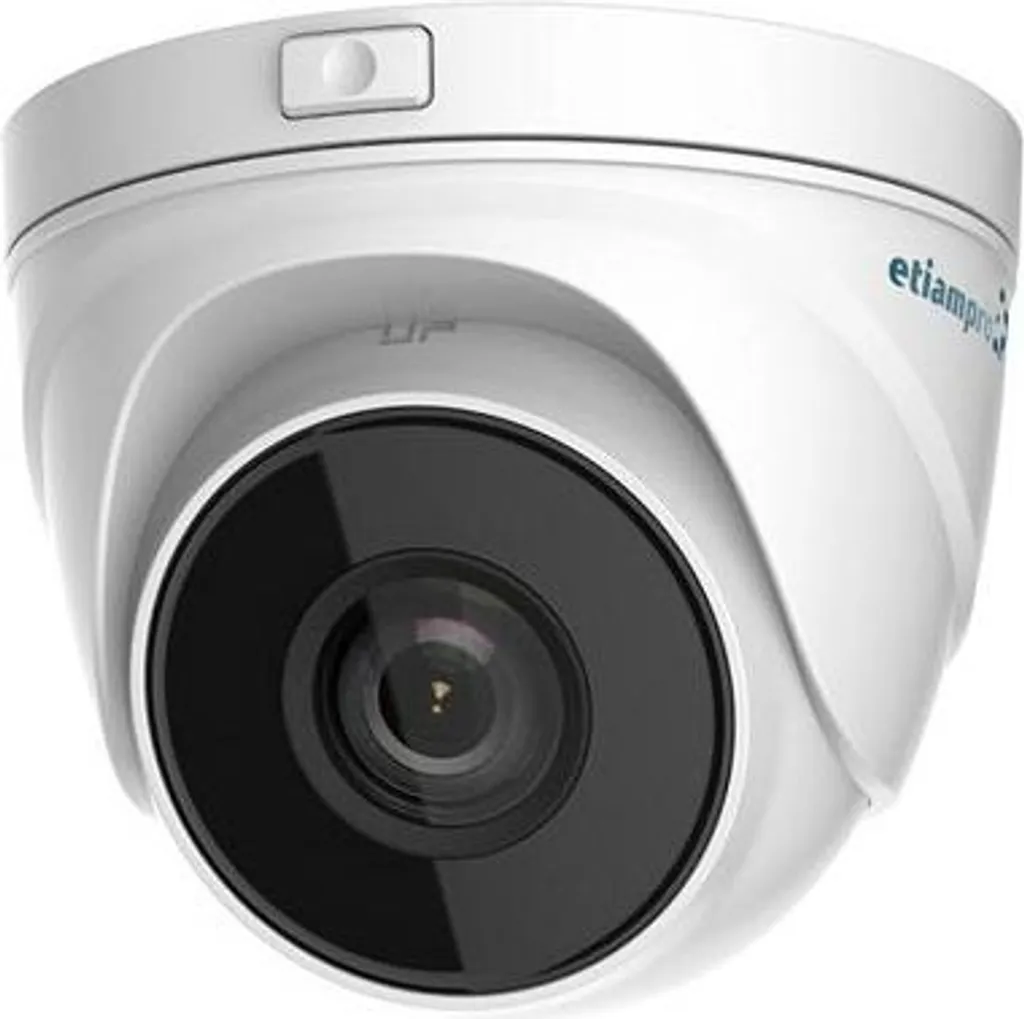 Caméra IP Fixe 4 MP avec Vision Nocturne - Dôme Blanc Haute Résolution