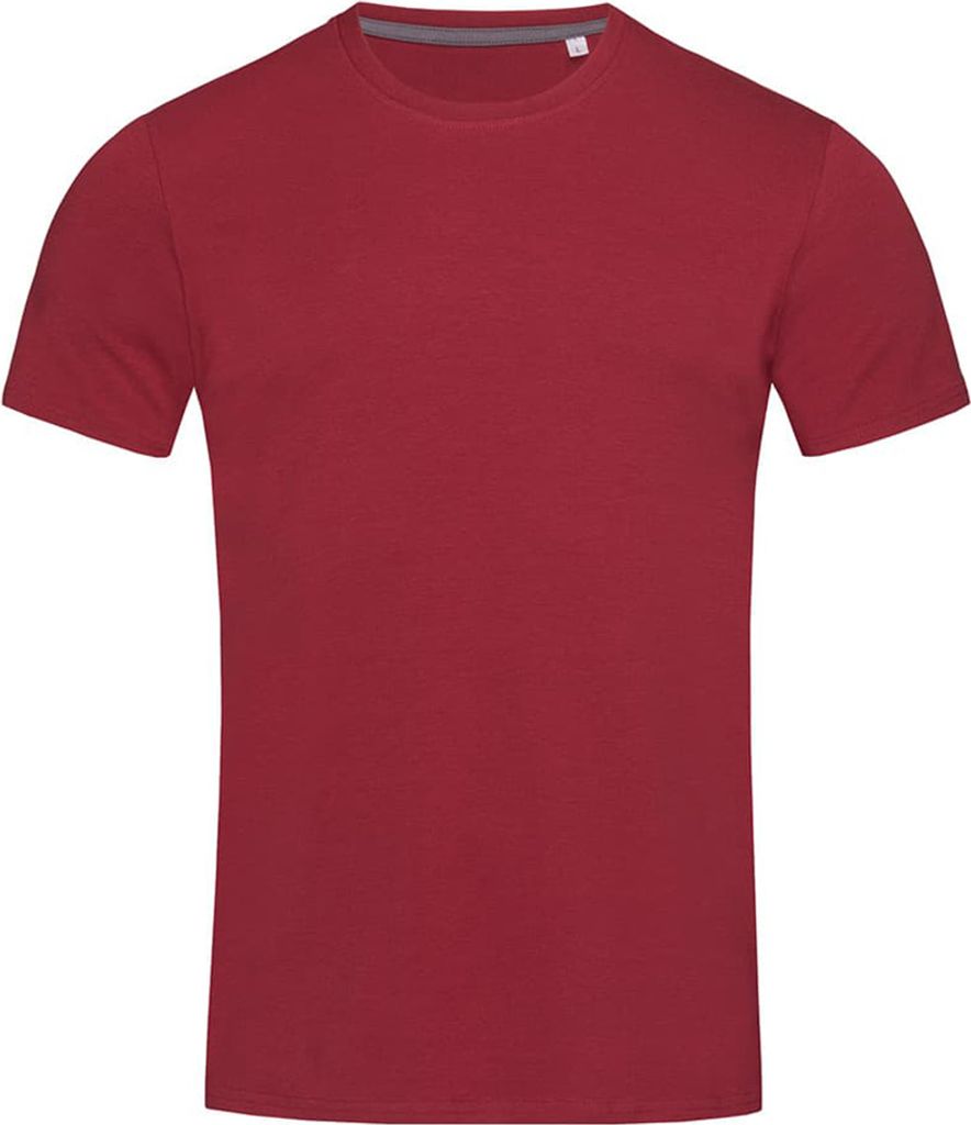 Stedman Stars Herren T-Shirt Clive mit Rundhalsausschnitt AB384 (M) (Bordeaux)