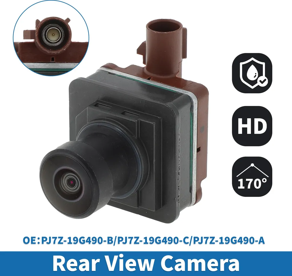 Caméra de Recul HD PJ7Z-19G490-B avec Vision Nocturne pour Ford F-150