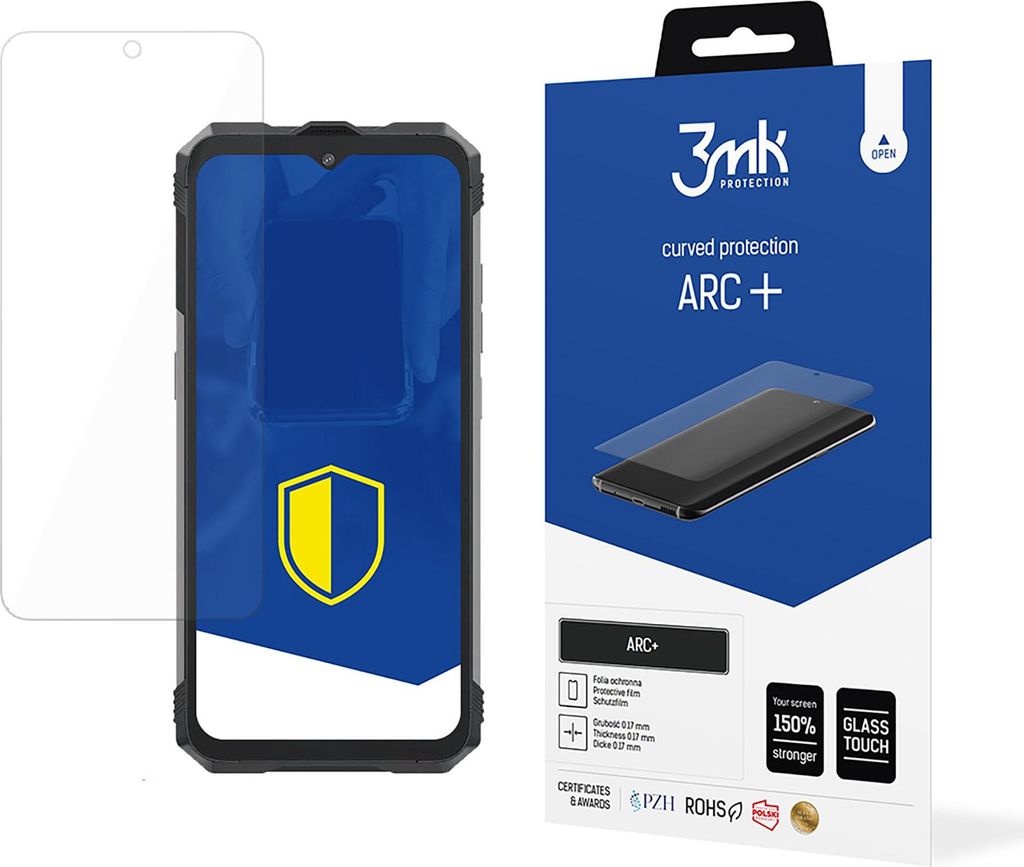 3mk Display Schutzfolie ARC+ für Cubot KingKong AX 0,17mm Self-Heal