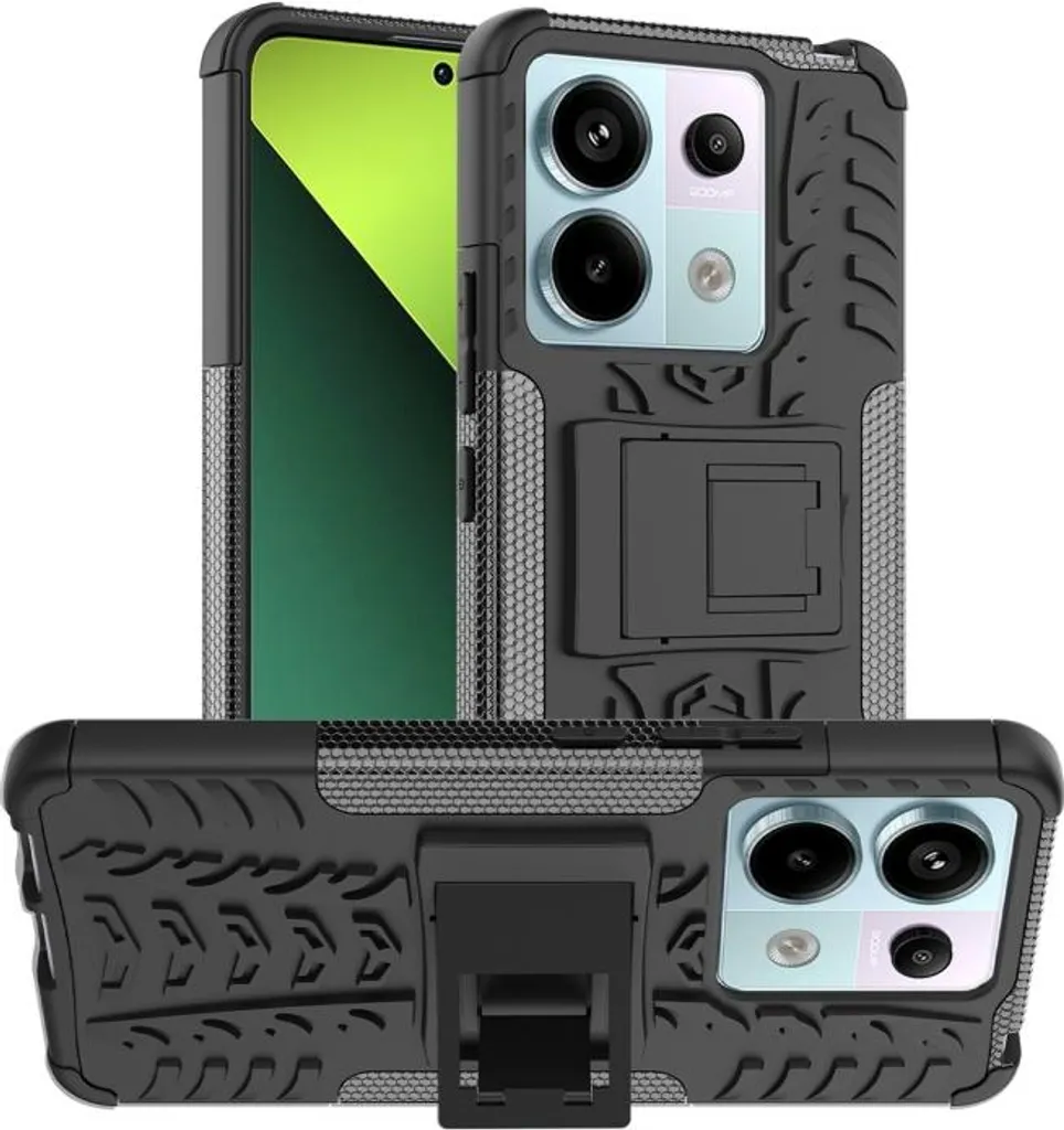 Custodia Nera Sottile per Redmi Note 13 Pro 5G - Design Soft Touch